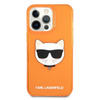 Karl Lagerfeld Choupette Head - iPhone 13 Pro Max Tasche (fluo orange)