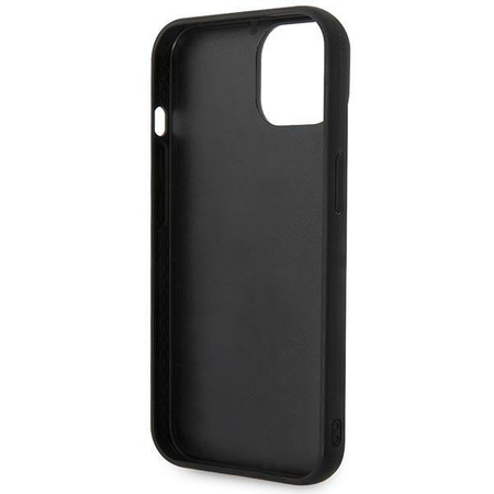 Karl Lagerfeld Quilted Puffy Ikonik Pin - Case for iPhone 14 (Black)