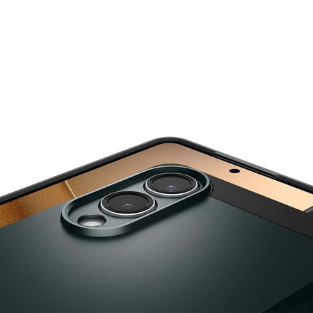 Spigen Tough Armor MagSafe - Etui pour Samsung Galaxy S25 Edge (Abyss Green)