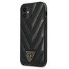 Guess V Quilted - Coque pour iPhone 12 mini (noir)