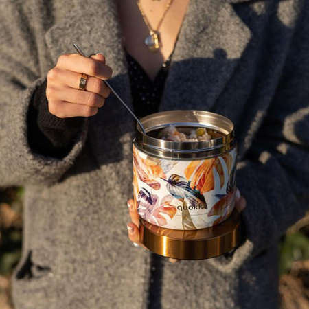 Quokka Whim Speisebehälter - Thermoskanne für Mittagessen / Lunch-Thermoskanne 600 ml (Herbst)