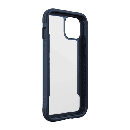 X-Doria Raptic Shield - Coque aluminium iPhone 14 (Testé en chute 3m) (Bleu Marine)