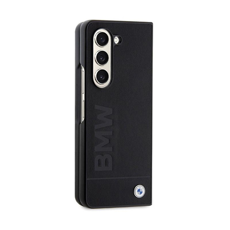 BMW Signature Logo Imprint - Étui Samsung Galaxy Z Fold 5 (noir)