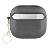 Guess Metallic Script Charm - AirPods 4 tok (fekete)