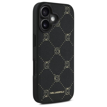 Karl Lagerfeld MagSafe Karl Head - Étui pour iPhone 16 (noir)