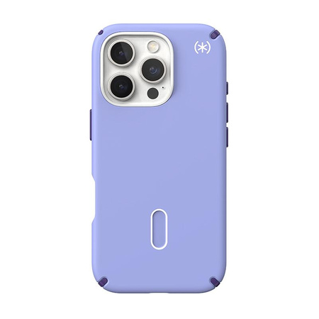 Speck Presidio2 Pro ClickLock & MagSafe - iPhone 16 Pro Case (Future Lavender / Cassis Purple / White)