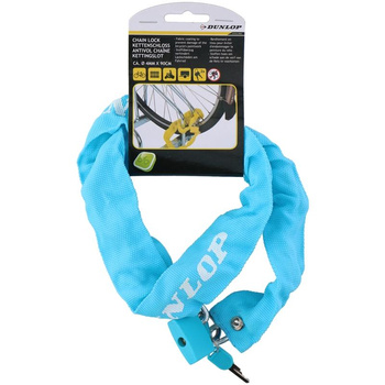 Dunlop - Anti-Diebstahl-Fahrradschloss 90 cm (Blau)