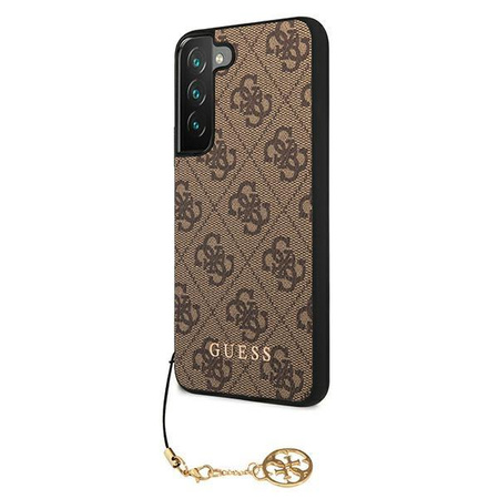 Guess 4G Charms Collection - Etui Samsung Galaxy S22 (brązowy)