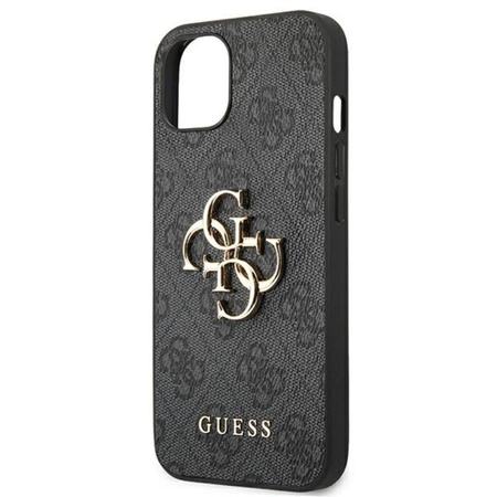 Guess 4G Big Metal Logo - pouzdro pro iPhone 13 Mini (šedé)