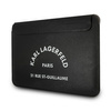 Karl Lagerfeld Saffiano RSG Sleeve - Sacoche pour ordinateur portable 16" (Noir)
