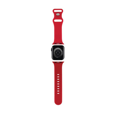 Hello Kitty Silicone Kitty Head - Strap pour Apple Watch 38/40/41 mm (rouge)