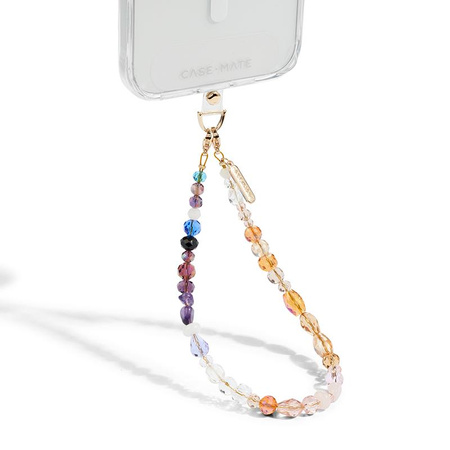 Case-Mate Bracelet de téléphone en perles - Lanière de téléphone universelle (cristal Boho)