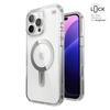 Speck Presidio Perfect-Clear ClickLock & MagSafe - iPhone 16 Pro Max Case (Clear / Chrome Finish / Serene Silver)