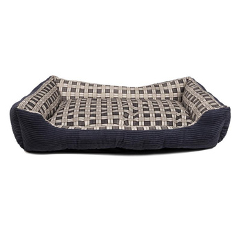 Canapé-lit pour chien 90 x 70 x 20 cm roz. XL (bleu marine)