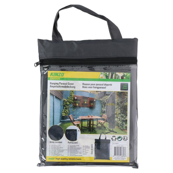 Kinzo - Schutzhülle für Gartenschirm 265x70 cm (Anthrazit)