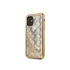 Guess 4G Peony Liquid Glitter - iPhone 11 Hülle (Gold)