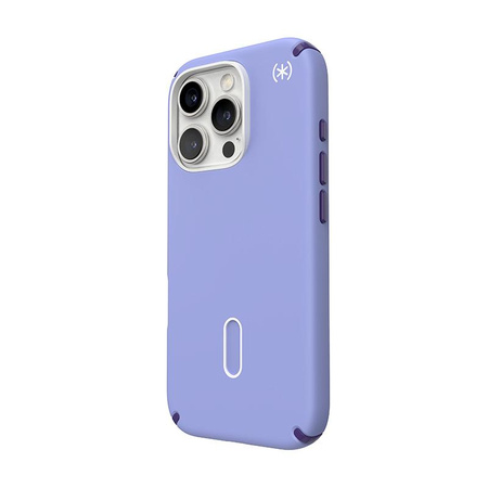 Speck Presidio2 Pro ClickLock & MagSafe - iPhone 16 Pro Case (Future Lavender / Cassis Purple / White)