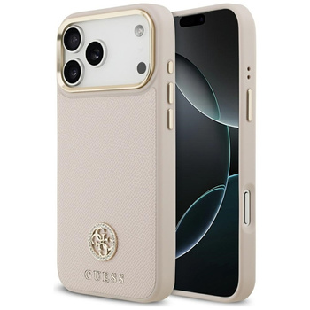 ETUI DO IPHONE 17 PRO MAX do MAGSAFE GUESS ORYGINALNE RÓŻOWE ELEGANCKIE
