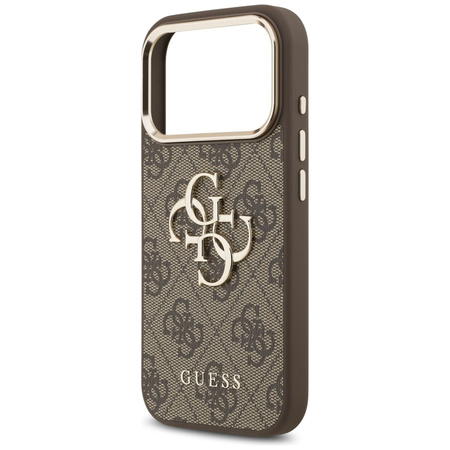 Guess 4G Big 4G Classic Logo - Case iPhone 17 Pro (Brown / Gold)