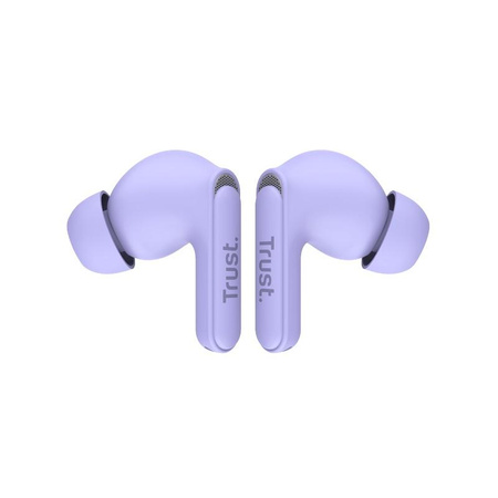 Trust Yavi - Wireless In-Ear Bluetooth TWS Earbuds with Charging Case & ENC (Purple)