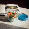 Quokka Bubble Food Jar - Élelmiszer tároló / uzsonnás doboz 770 ml (Kék bazsarózsa)