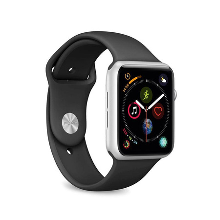 PURO ICON - Elasztikus sportpánt Apple Watch 38/40/41 mm-es órához (S/M & M/L) (fekete)