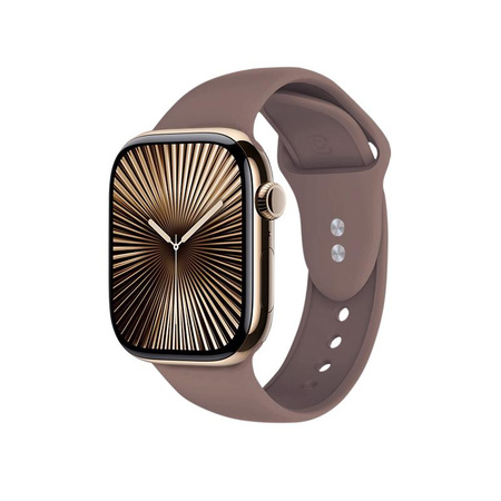 Crong Liquid - Strap for Apple Watch 44/45/46/49 mm (brown)