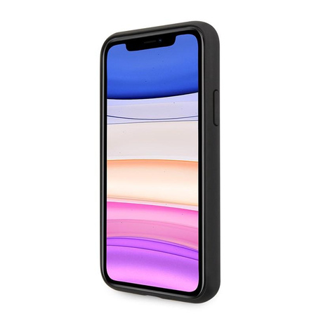 Guess 4G Bottom Stripe Collection - iPhone 11 tok (szürke)
