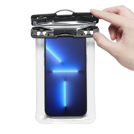 Spigen A601 Universal Waterproof Case - Étui pour smartphones jusqu'à 6,9" (transparent)