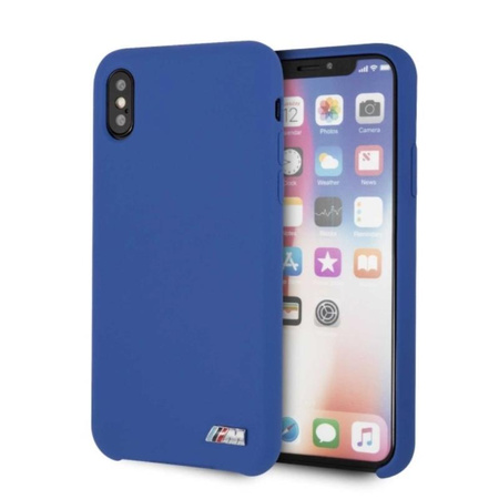 BMW Silikon M Kollektion - iPhone X / Xs Hülle (blau)