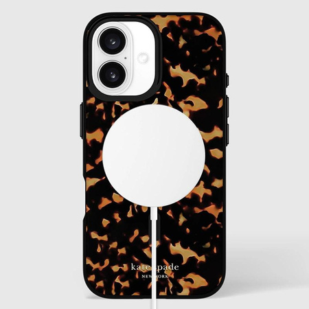 Kate Spade New York Protective MagSafe - Pouzdro pro iPhone 16 (Tortoise)
