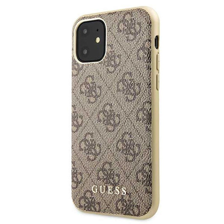 Guess 4G Collection - Etui iPhone 11 (brązowy)