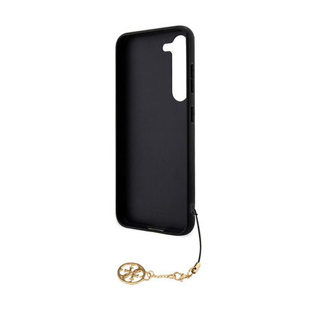 Kolekce Guess 4G Charms - pouzdro pro Samsung Galaxy A55 5G (černé)