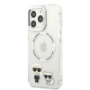 Karl Lagerfeld Karl & Choupette Aluminum MagSafe - iPhone 13 Pro Max Case (Transparent)