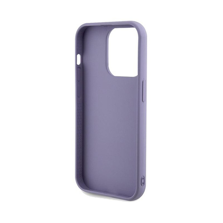 Guess Sequin Script Metal - Coque iPhone 14 Pro Max (violet)