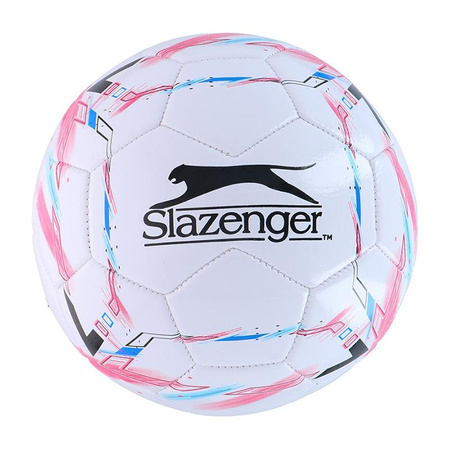 Slazenger - Soccer ball r. 5 (white / pink)