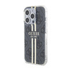 Guess IML 4G Gold Stripe - iPhone 15 Pro tok (fekete)