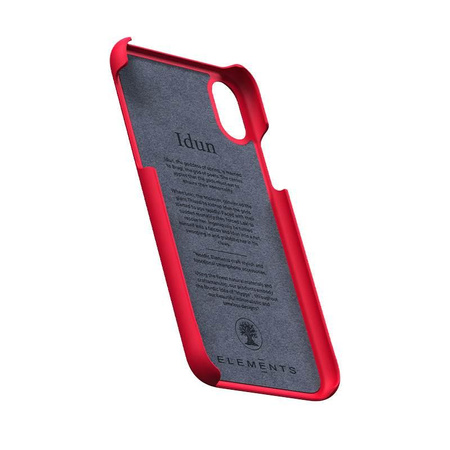 Nordic Elements Saeson Idun - Coque en matériau iPhone Xs / X (Rouge)