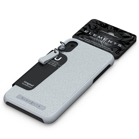 Nordic Elements Original Idun - Anyag tok iPhone Xs / X (világosszürke)