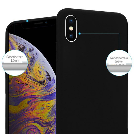 Crong Soft Skin Cover - pouzdro pro iPhone Xs Max (černé)