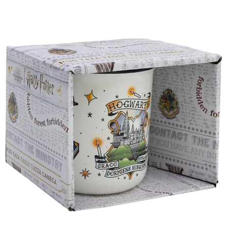 Harry Potter - Mug en céramique dans un coffret cadeau de la collection Symboles magiques 400 ml
