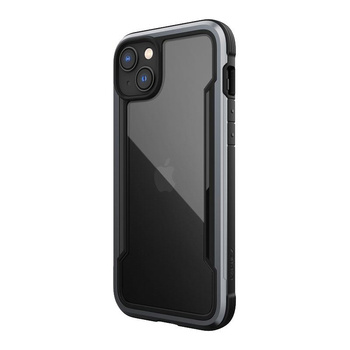 X-Doria Raptic Shield - Coque en aluminium pour iPhone 14 Plus (Testé en chute de 3m) (Noir)