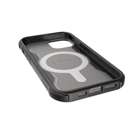 X-Doria Raptic Fort Built MagSafe - Armored iPhone 14 Case (Drop-Tested 6m) (Black)