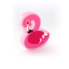 Wooden rattles mix (Flamingo, toucan) random choice of model