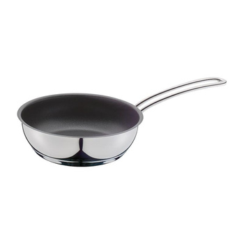 Küchenprofi Pisa - Mini-Patella aus Edelstahl mit Antihaftbeschichtung, 16 cm Durchmesser