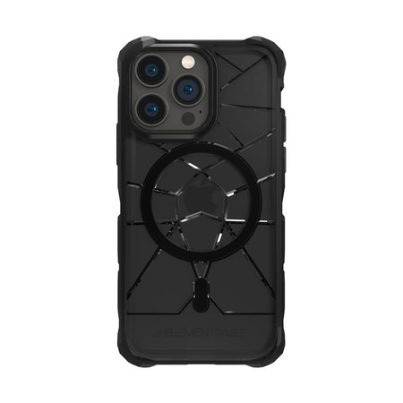 Element Case Special Ops X5 MagSafe - páncélozott iPhone 14 Pro tok (Mil-Spec cseppvédelem) (füst/fekete)