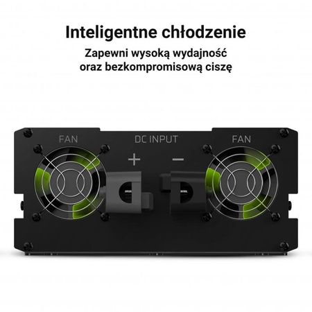 Green Cell - Convertisseur de tension Onduleur 12V à 230V 2000W/4000W Onde sinusoïdale modifiée