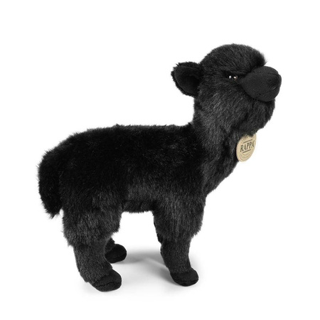 Rappa - Plush Realistic Black Llama 23 cm Eco-Friendly