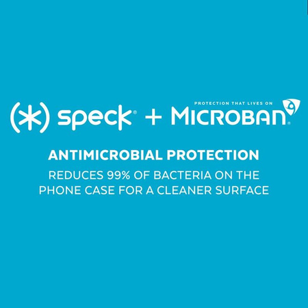 Speck Presidio2 Pro - Coque pour iPhone SE (2022/2020) / 8 / 7 / 6s avec revêtement MICROBAN (Noir)