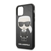Karl Lagerfeld Iconic Karl Embossed Fullbody - Coque pour iPhone 11 (Noir)